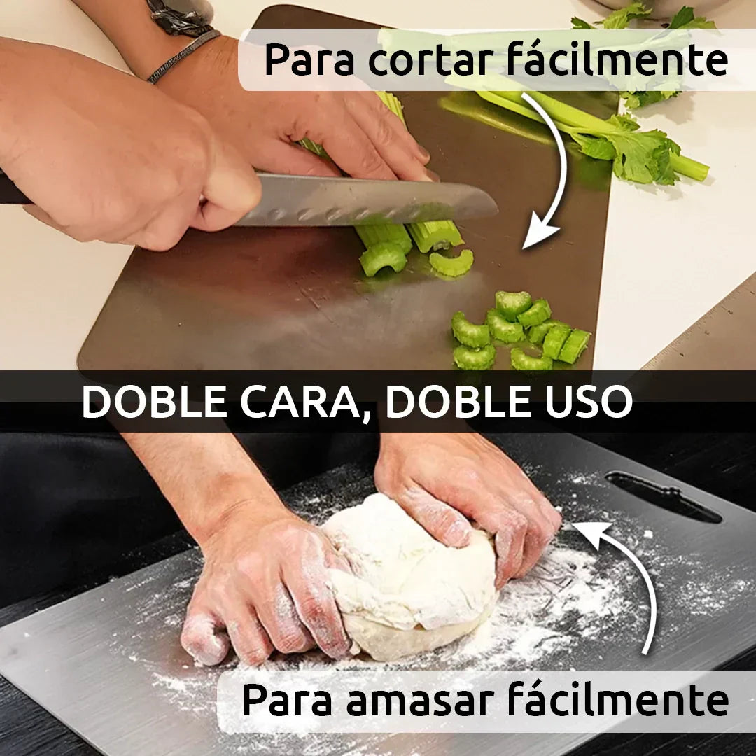 🔪 2X1 TITANIO Puro – tabla de cortar de titanio + ENVÍO GRATIS