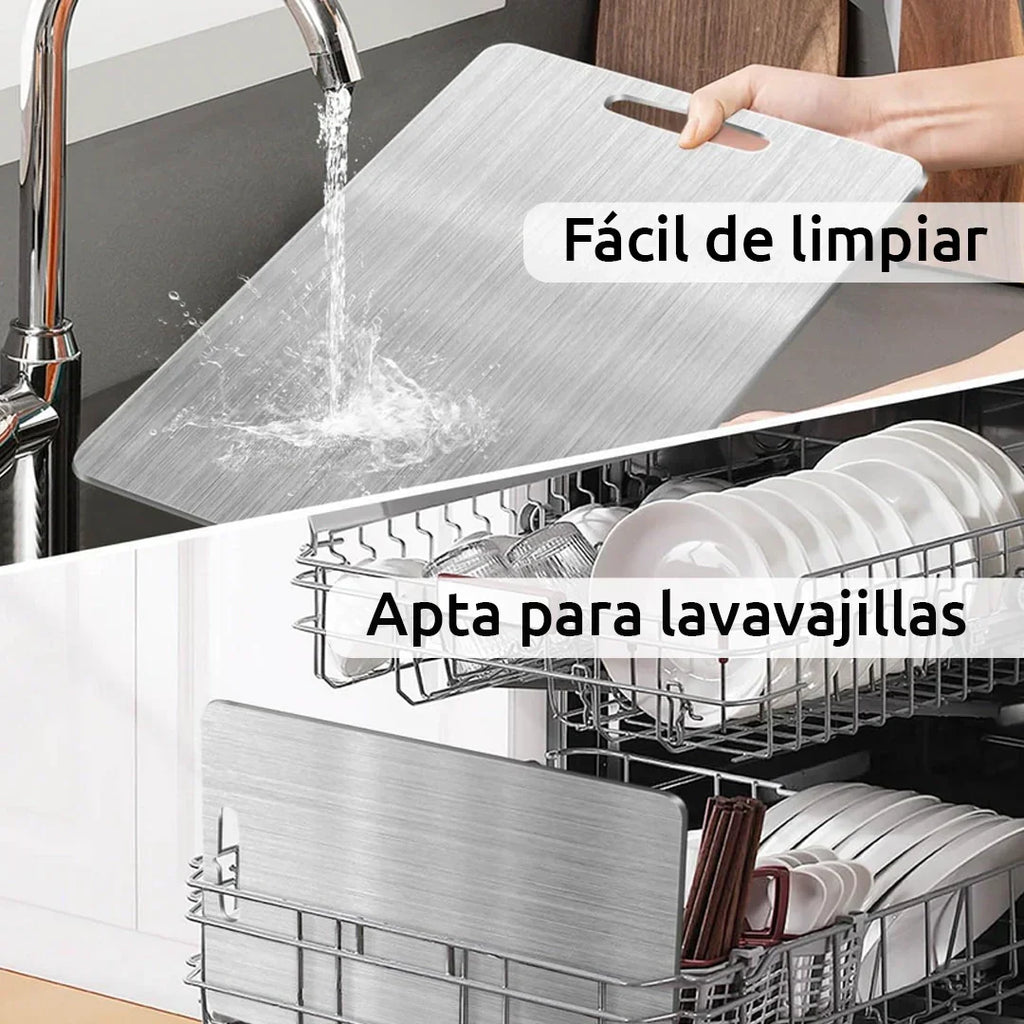 🔪 2X1 TITANIO Puro – tabla de cortar de titanio + ENVÍO GRATIS