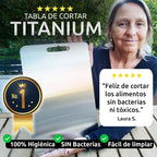 🔪 2X1 TITANIO Puro – tabla de cortar de titanio + ENVÍO GRATIS