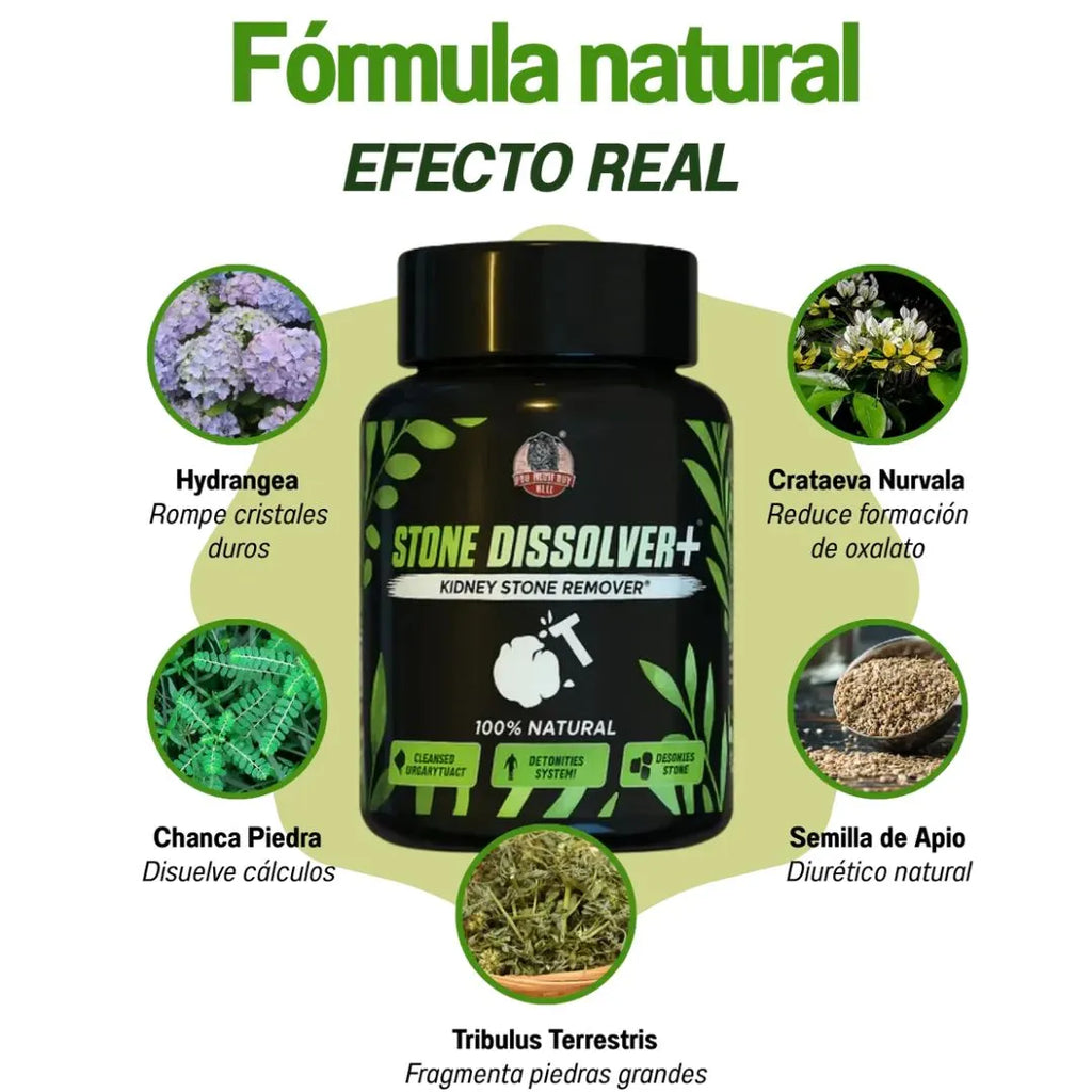 Stone Dissolver™ - Disuelve Cálculos, Alivia Dolor y Mejora el Flujo Urinario + ENVIO GRATIS